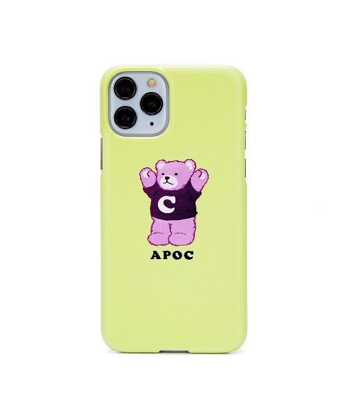 Signature Bear I-Phone Case_Neon