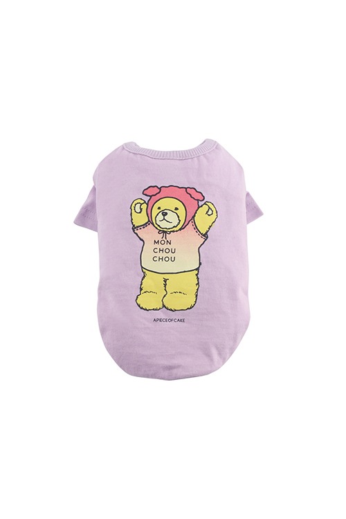 Bear T-shirt_Violet [Pet]