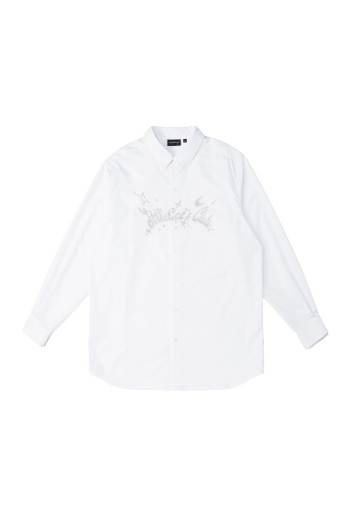 SCC Glitter Overfit Shirts_White