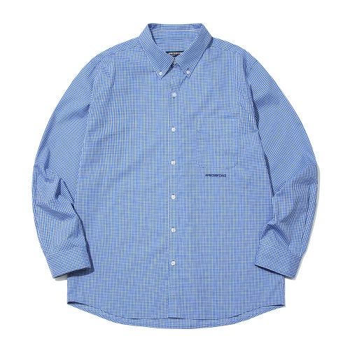 Essential Gingham Check Shirt_Blue