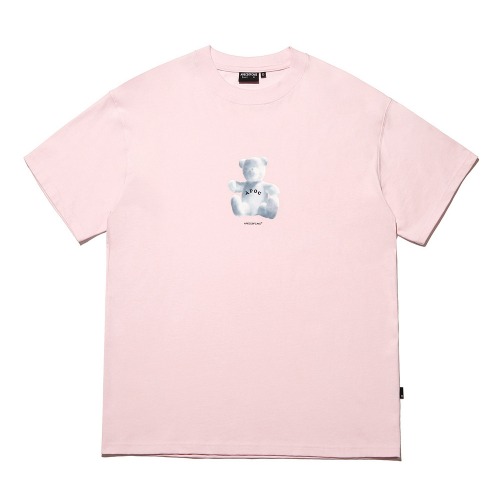 Cloud Bear Half T-Shirts_Pink