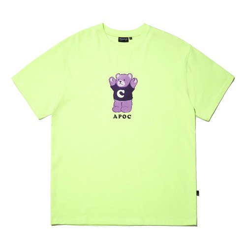 Signature Bear Half T-Shirts_Neon