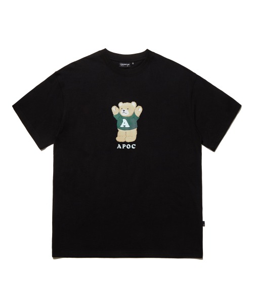 Signature Bear Half T-Shirts_Black
