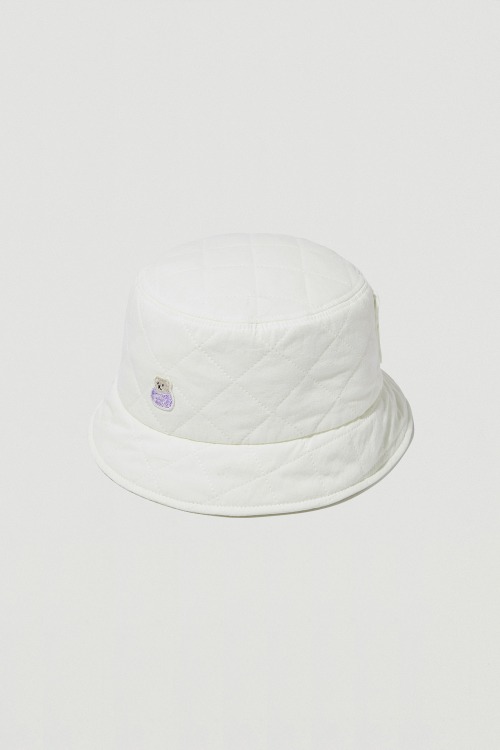 Quilting Bucket Hat_Ivory