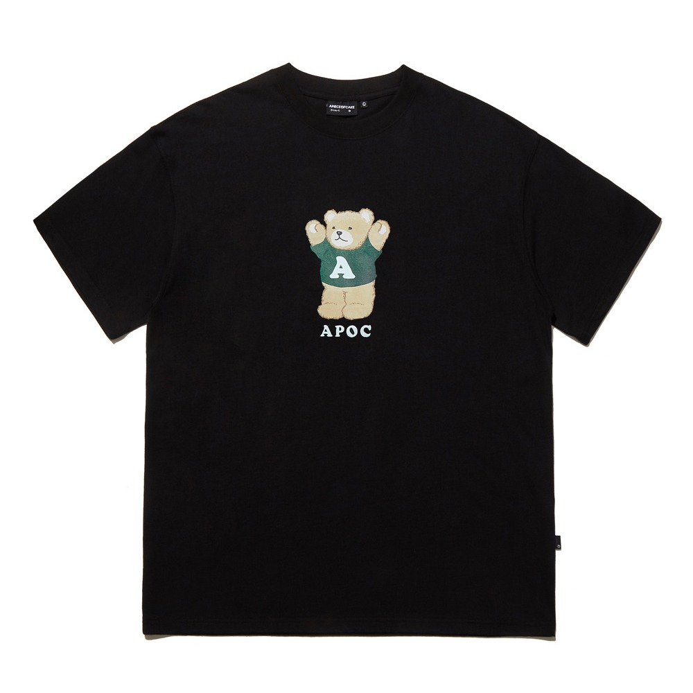 Signature Bear Half T-Shirts_Black
